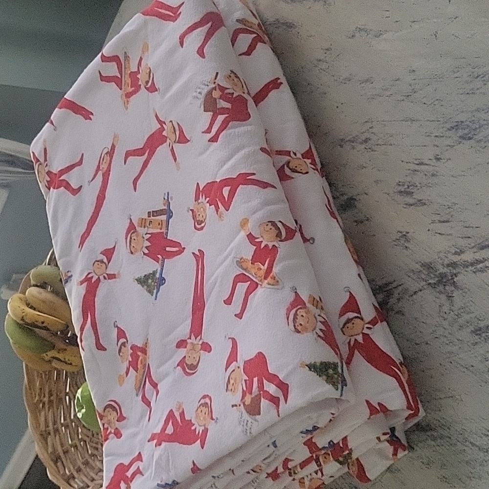 Pottery Barn Kids The Elf on the Shelf® Flannel Duvet covers $60 each $120 both